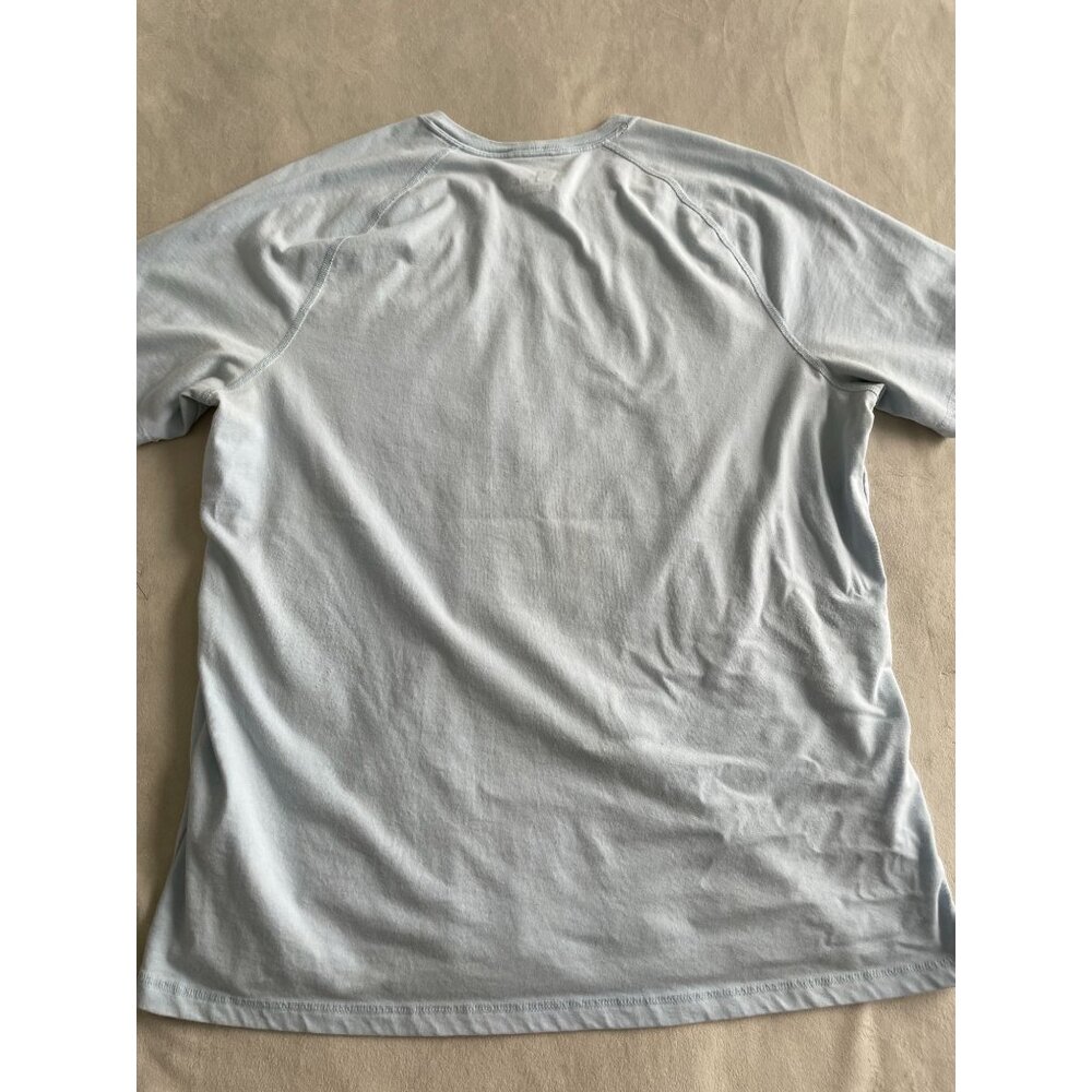 Carhartt Mens Relaxed Fit Light Blue Short Sleeve Pocket T-Shirt L - Picture 2 of 7